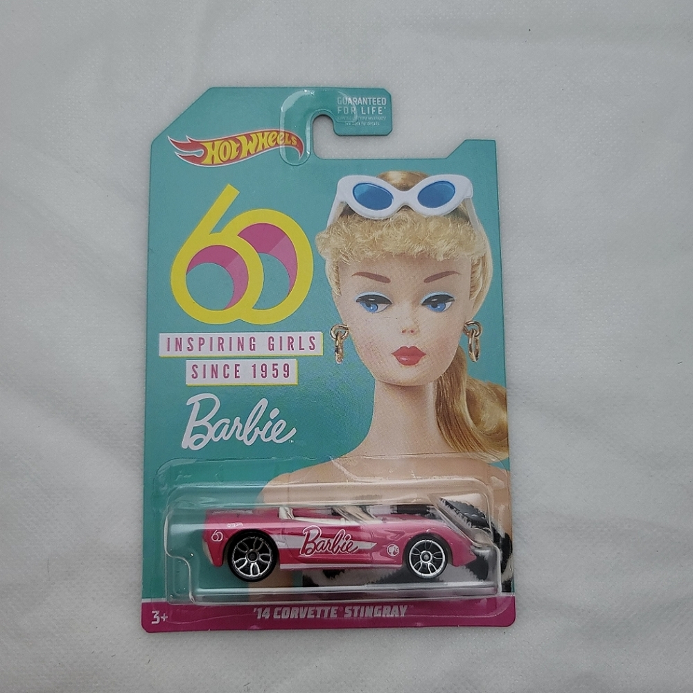 Hot Wheels Barbie 60th Anniversary '14 Corvette Stingray